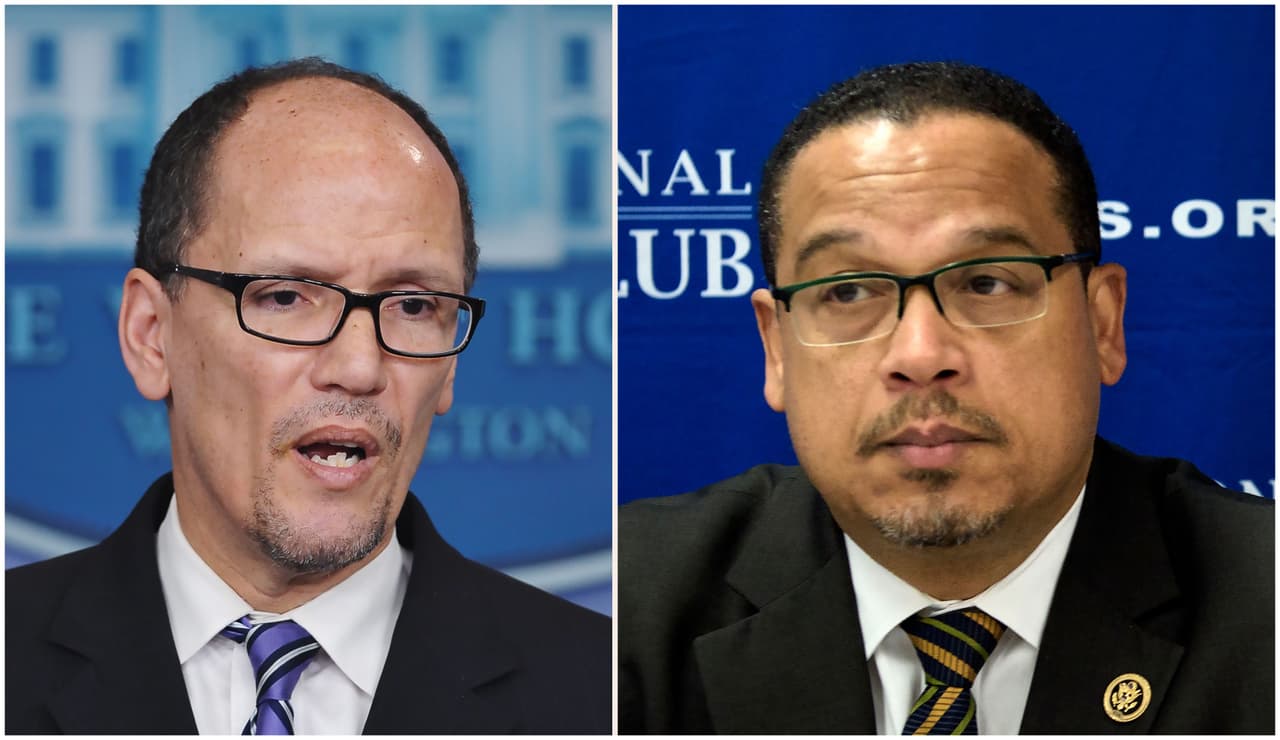 Tom Pérez (der), el 'hombre del establishment', se enfrenta a Keith Ellison, la ficha de Bernie Sanders.