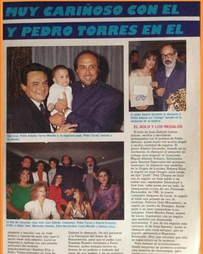 Su único hijo es fruto de la relación que mantuvo con el productor Pedro Torres.