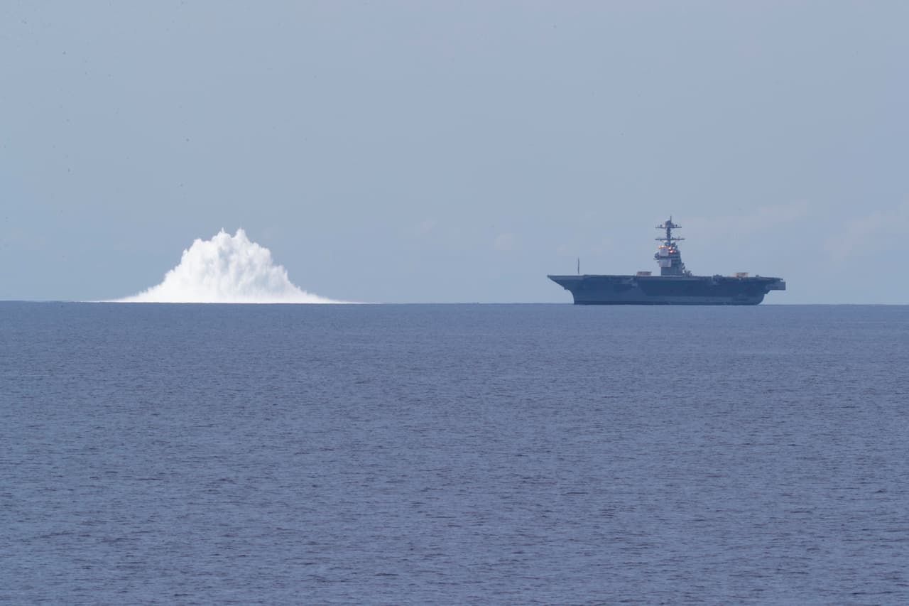 Después de concluir las pruebas, el buque USS Gerald Ford de guerra se someterá a mantenimiento y reparaciones.