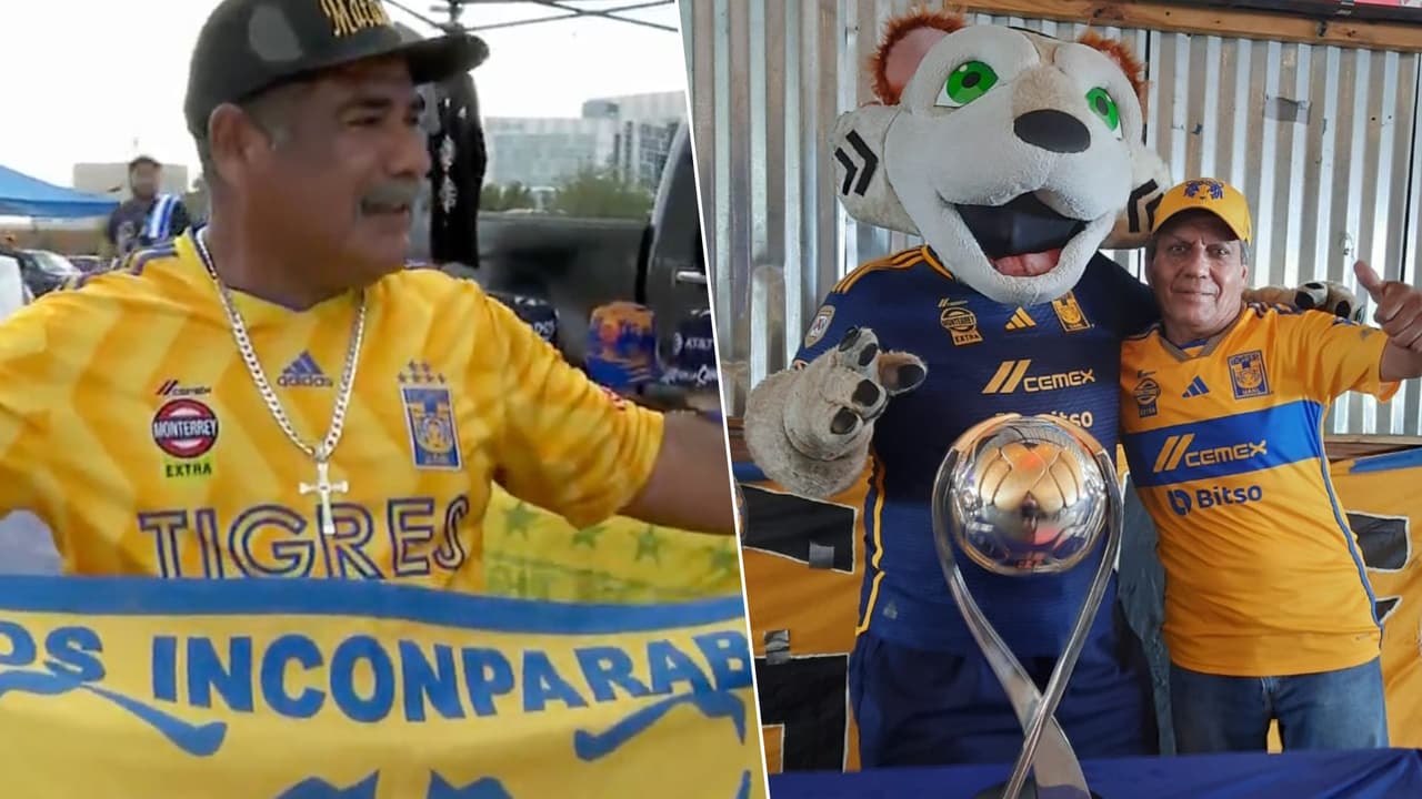 Los ‘incomparables’: Aficionados de Tigres viajan de Monterrey y Los Ángeles a Houston por Clásico Regio