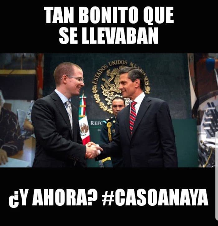 A inicios de junio se filtró un video en el que se detalla cómo el candidato derechista Ricardo Anaya estaría involucrado en una red de 
<b><a href="https://www.univision.com/noticias/elecciones-mexico-2018/un-segundo-video-aviva-las-acusaciones-de-lavado-de-dinero-contra-anaya-las-claves-para-entender-el-escandalo">lavado dinero</a></b>. Como respuesta, el candidato culpó al gobierno de Peña NIeto de estar detrás de las acusaciones.