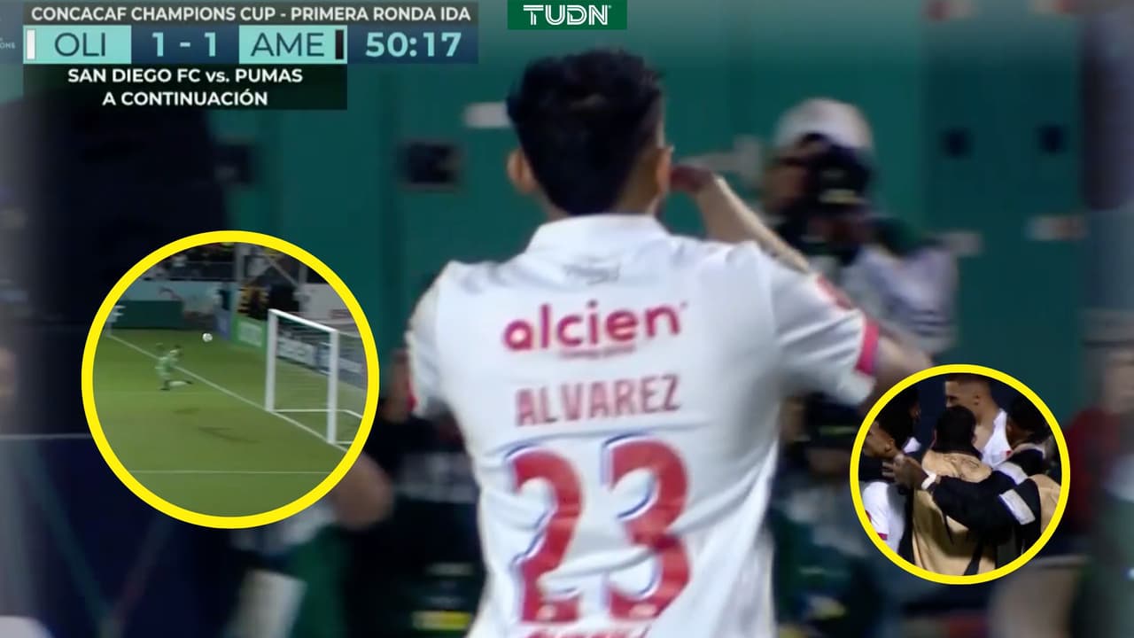 ¡Imperdible! Jorge Álvarez empata al América con un golazo en Concachampions