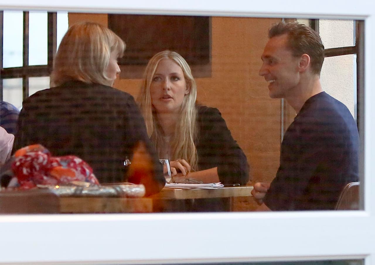 Después los vimos comer juntos. ¡Qué sonrisota!