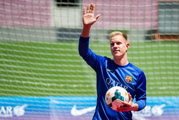 Ter Stegen fue presentado con el Barcelona