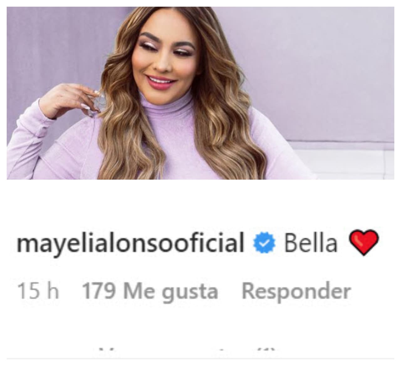 Mayeli Alonso así reaccionó al ver cómo la dominicana terminó con un look inédito en ella y con el cual deslumbra ahora en la pantalla.