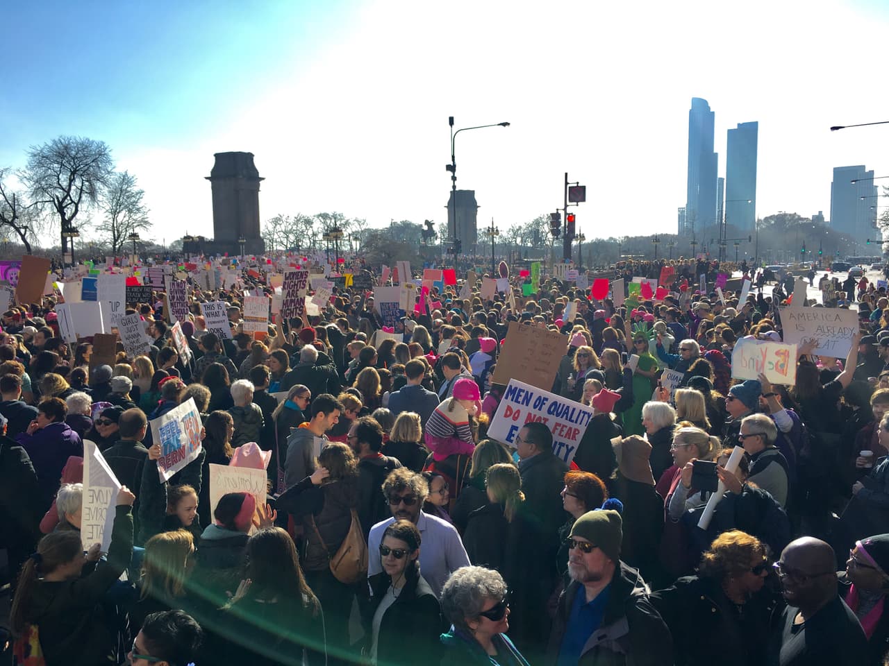 Autoridades estimaban una afluencia de más de 250,000 manifestantes.