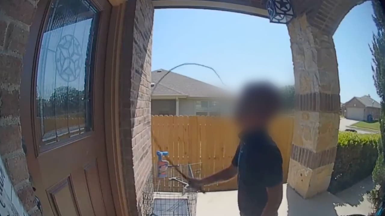 Un niño de 9 años golpeó la puerta de su vecino con un látigo; padre denuncia "motivación racial"