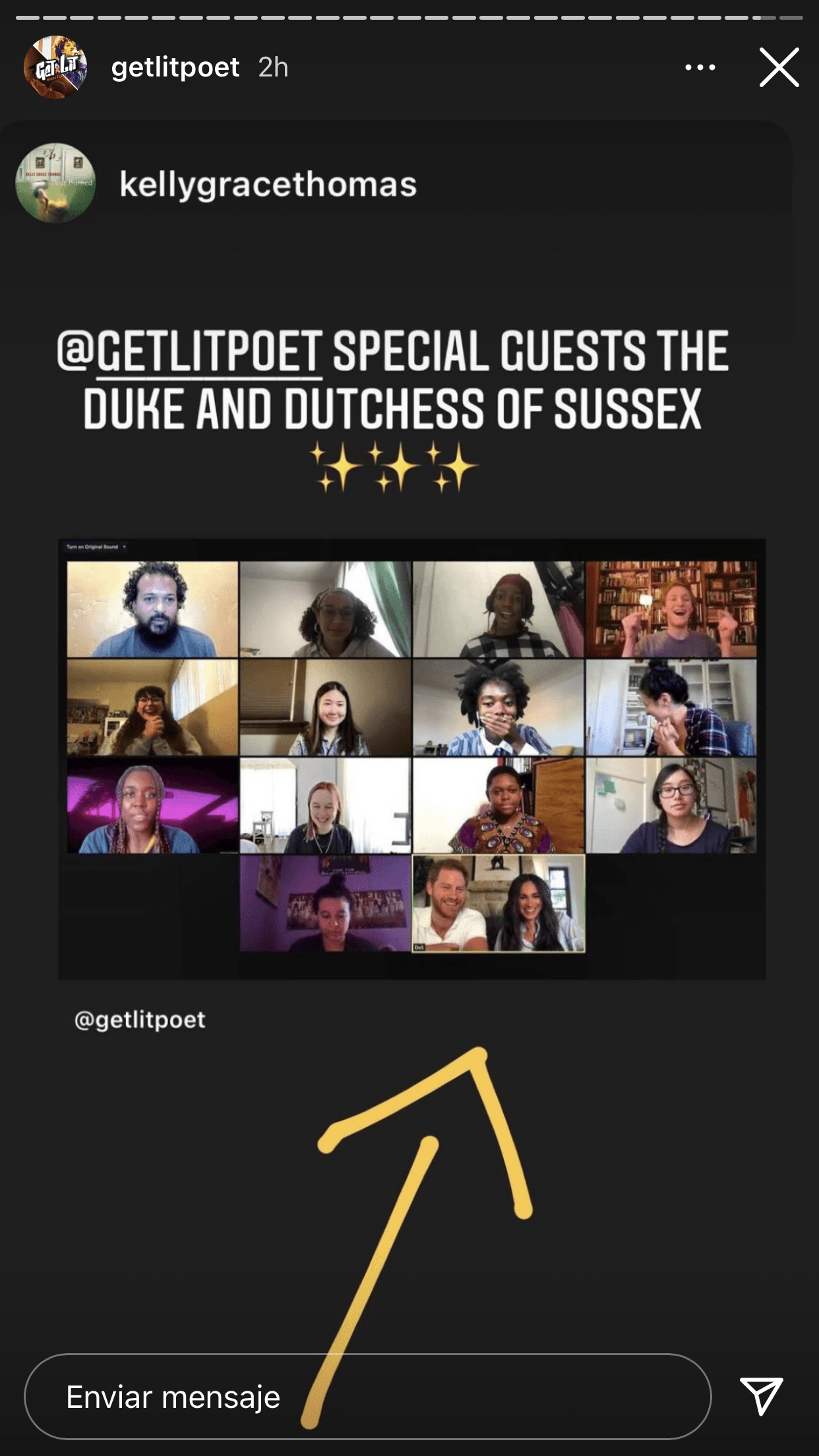 Diane Luby Lane, fundadora y directora ejecutiva de la organización, mencionó a HuffPost que el matrimonio "discutió cosas profundas como el racismo y la importancia de escucharse mutuamente".