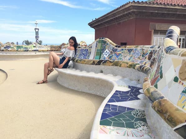 Fabiola Guajardo anda de viaje por Europa, se ve que hace calor.