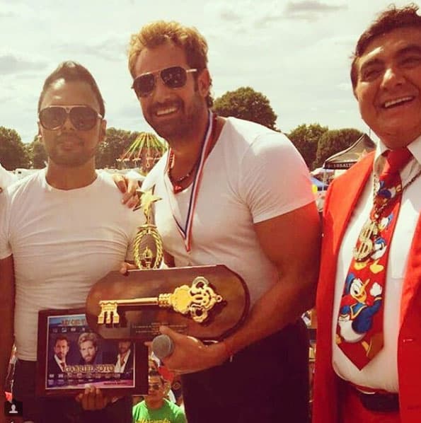 Gabriel Soto recibió las llaves de la ciudad de Charlotte en North Carolina gracias a su trayectoria.