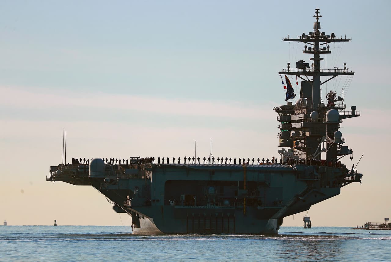 EEUU envía otro portaaviones a Oriente Medio tras reportes de problemas de salud mental en la tripulación del USS Abraham Lincoln