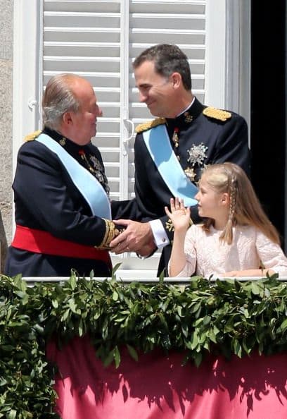 La proclamación de Felipe VI pudo estar llena de protocolos pero también los reyes tiene su lado humano.