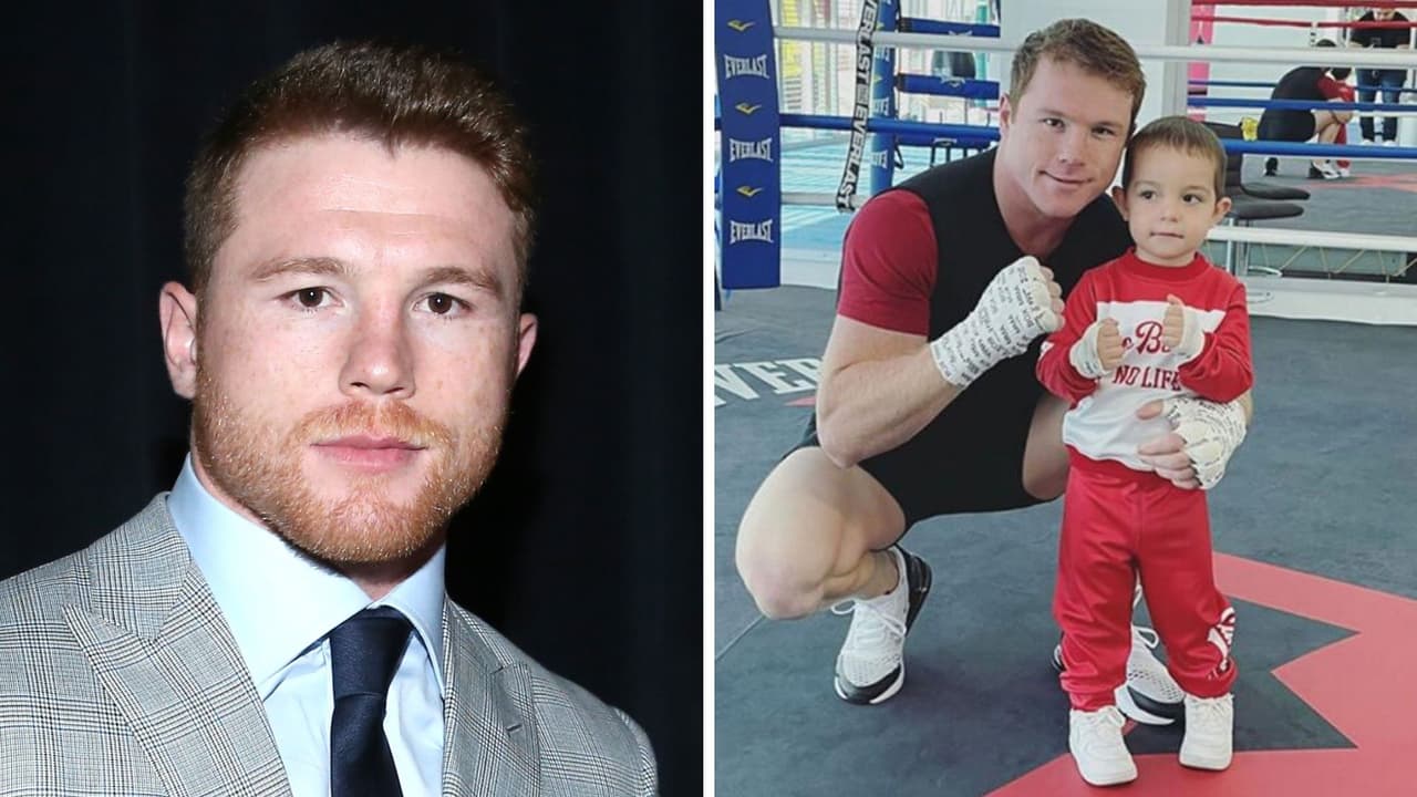 "No pasa nada si lloras": Canelo le enseñó una importante lección a su hijo en el ring