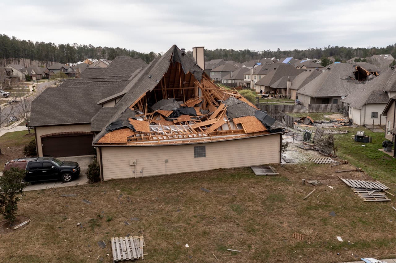 Al menos tres muertes deja el fuerte temporal que azotó el sur de EEUU este fin de semana