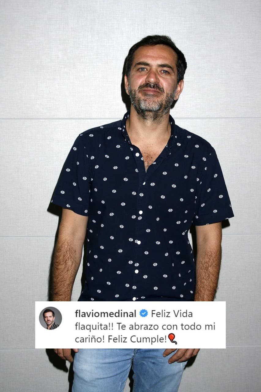 <b>Flavio Medina</b> también fue su compañero en 'Alma de hierro', incluso fueron pareja dentro de la historia.