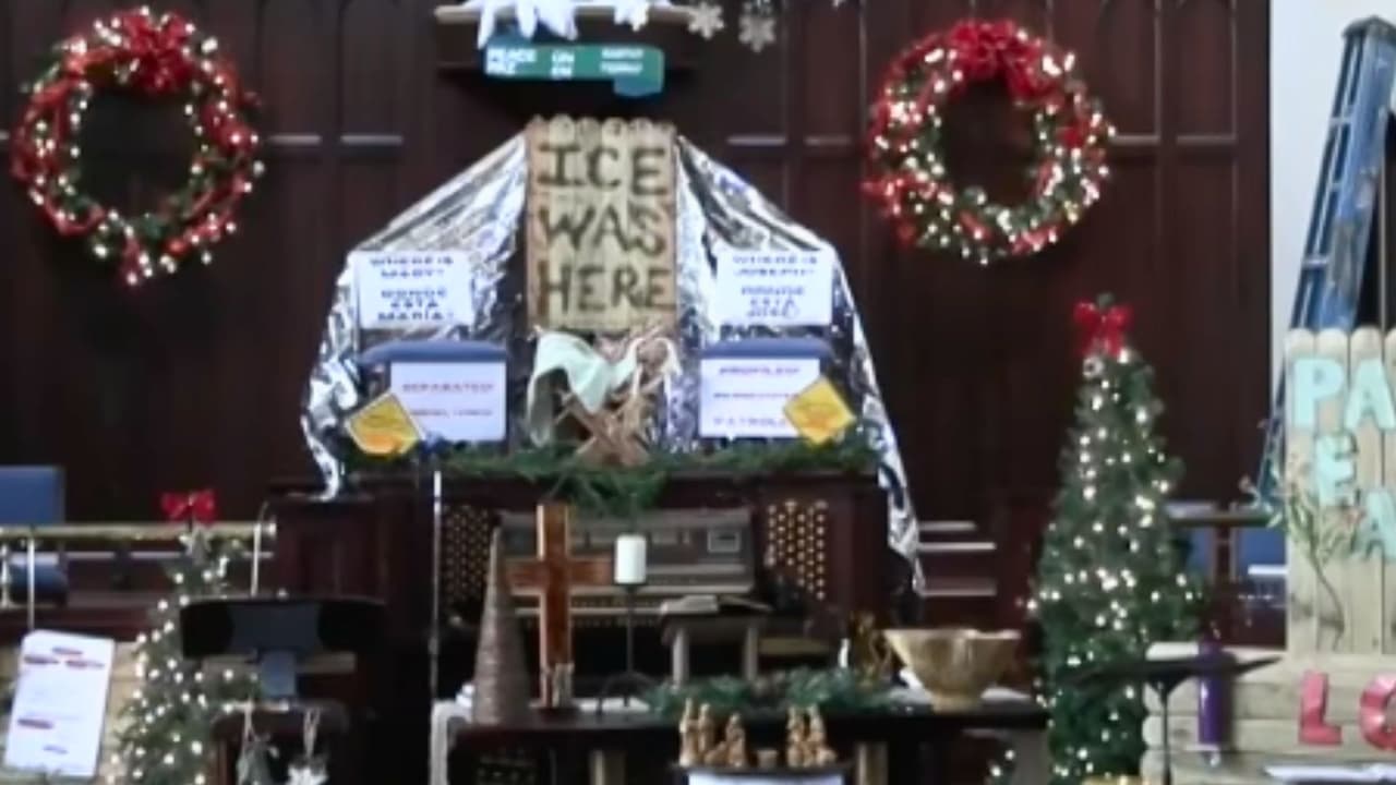 “ICE estuvo aquí”: iglesia de Dallas protesta desde su altar contra la separación de familias