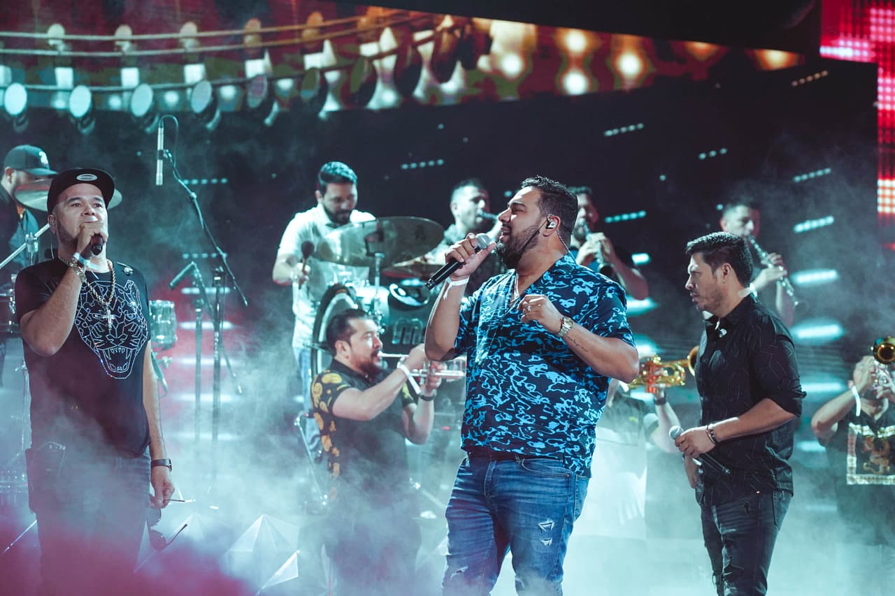 Los integrantes de Banda MS prestaron atención a cada uno de los detalles de su performance.