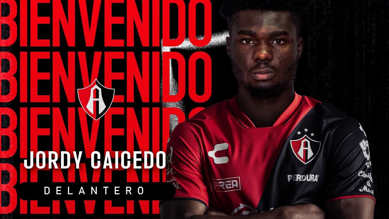 Atlas anuncia a Jordy Caicedo como refuerzo tras las salidas de Quiñones y Furch