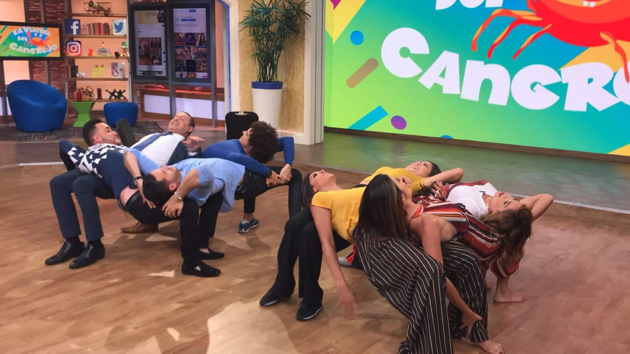 Nadie en el estudio podía contener la risa... este juego implicaba un gran esfuerzo.