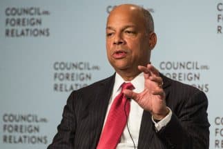 Jeh Johnson, Secretario del Departamento de Seguridad Nacional de Estados  Unidos (DHS).