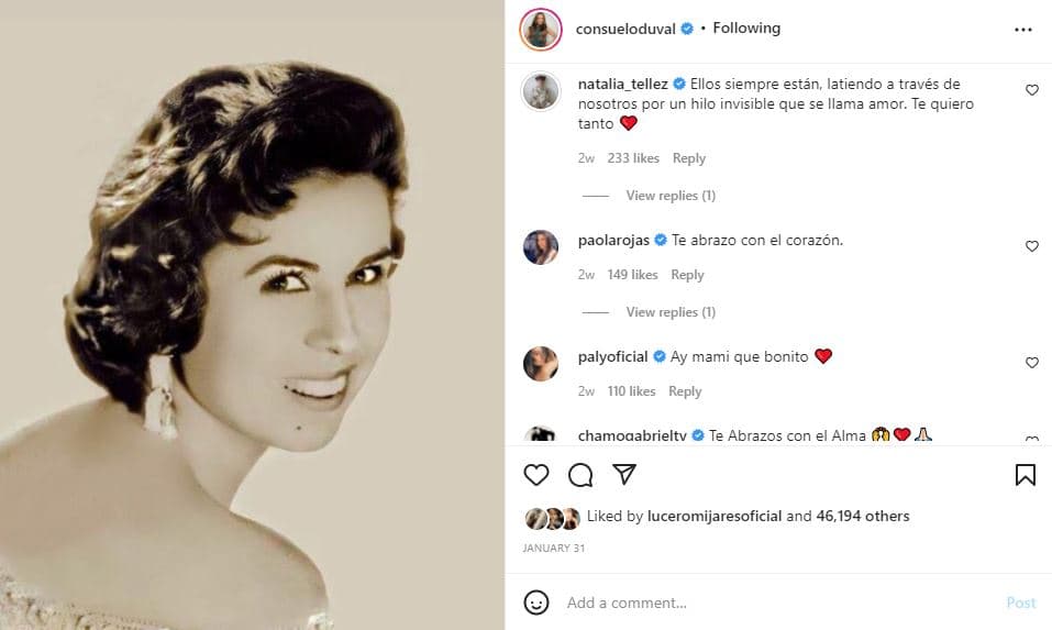 Consuelo Duval habló de la negligencia médica que "le arrancó" la vida a su madre