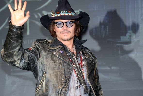7. JOHNNY DEPP- Este actor cayó cinco peldaños en este ranking de 'Forbes', en un año, al sólo haber obtenido ingresos de poco más de $30 millones en un año.