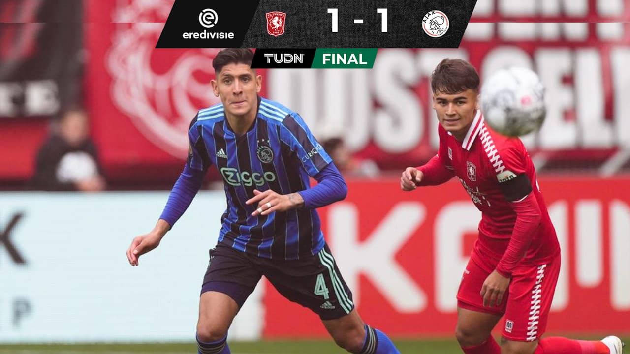 Edson se salva de la roja y Ajax iguala con Twente