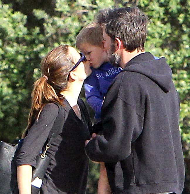 Un momento muy dulce con el pequeño Samuel.