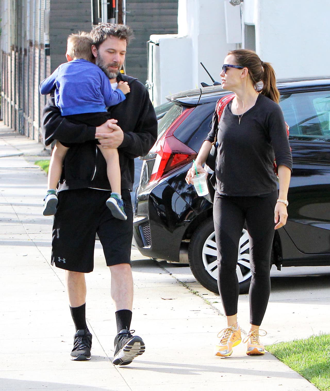 Jen y Ben no pararon de platicar.