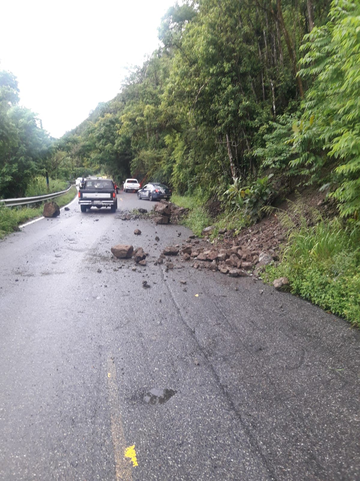 Así luce la carretera PR-14 de Aibonito a Coamo
