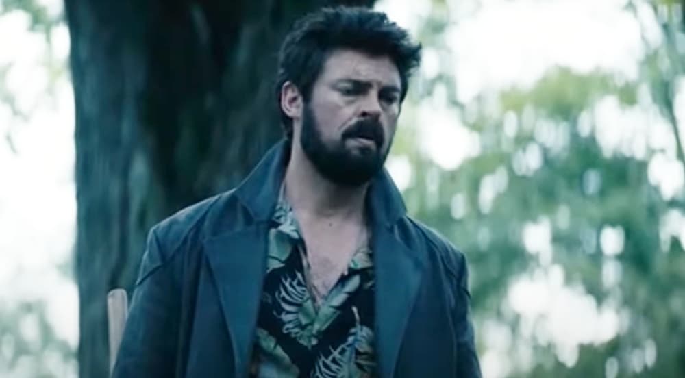 Butcher destruyendo la lápida de Becca en 'The Boys'