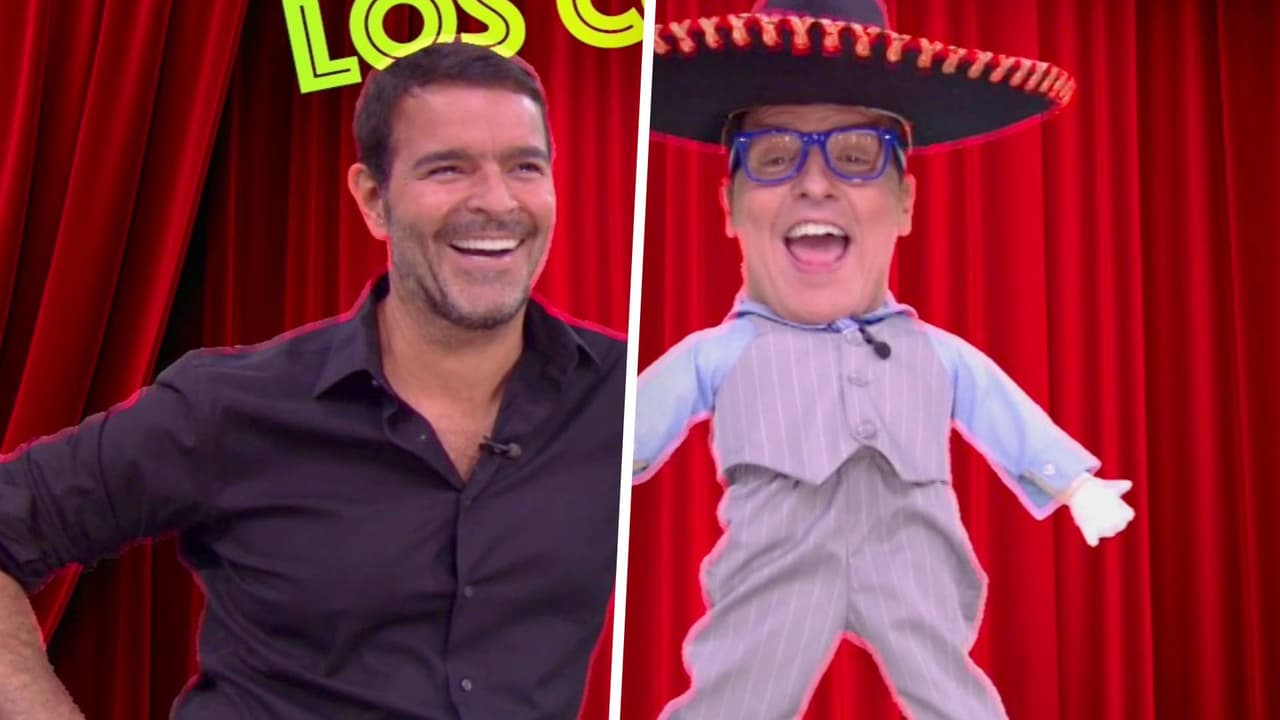 Pablo Montero no pudo aguantar la risa con los chistes blancos de Los Compadritos