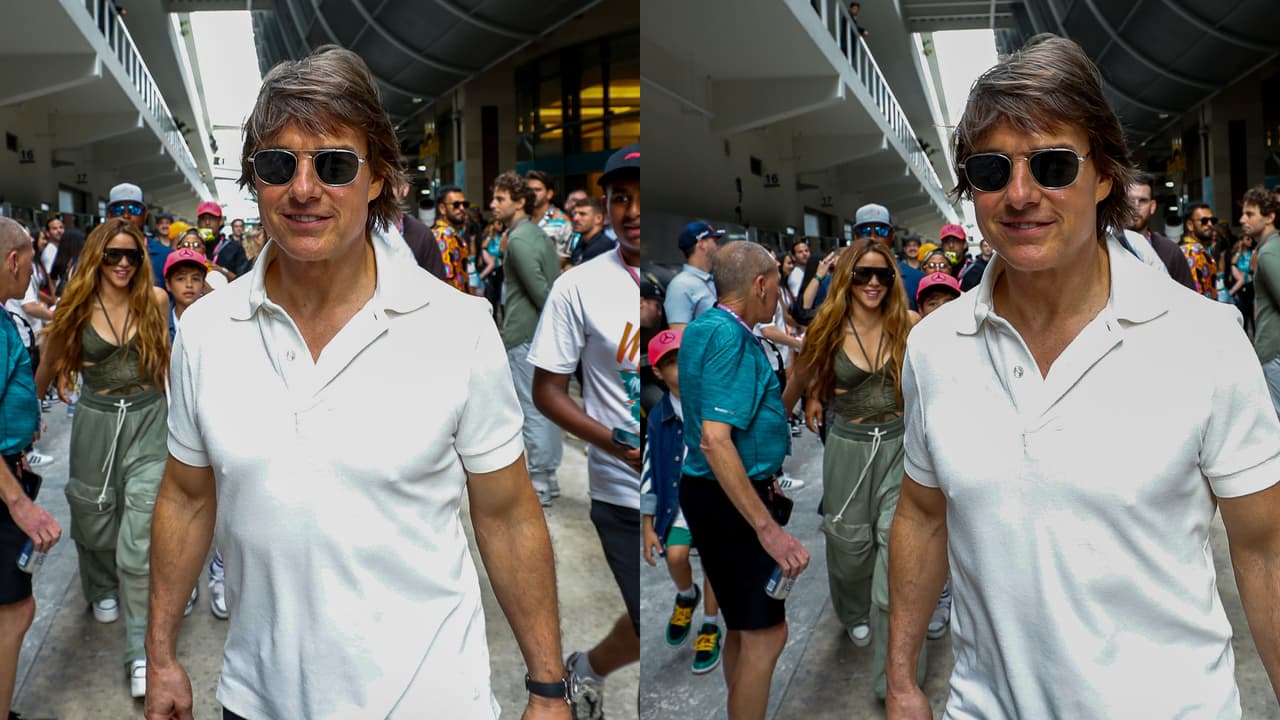 El encuentro de Shakira con Tom Cruise ocurrió frente a los hijos de la cantante.