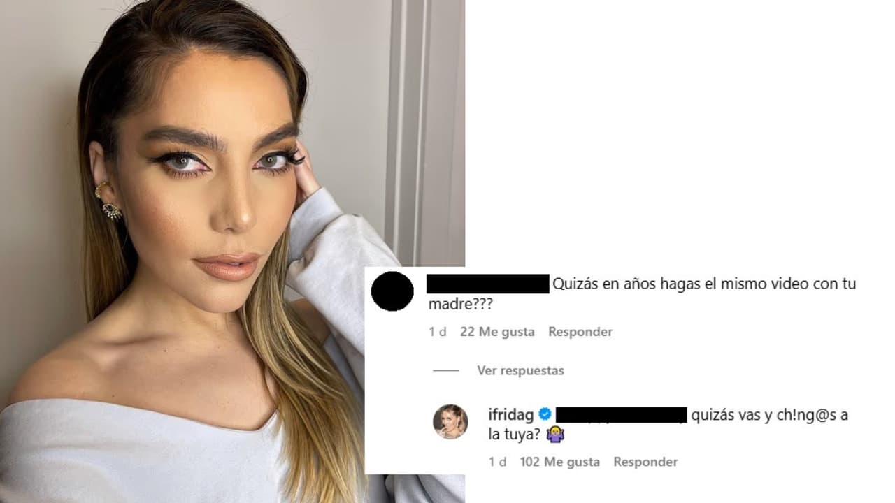 Frida Sofía arremetió contra una persona que hizo referencia al distanciamiento con su mamá, Alejandra Guzmán.
