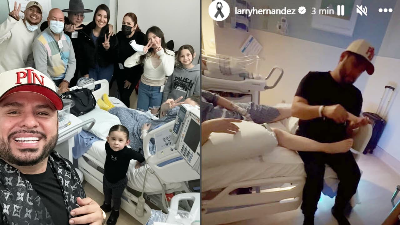 Larry Hernández no se ha despegado de Kenia Ontiveros desde que comenzó con la labor de parto este fin de semana.