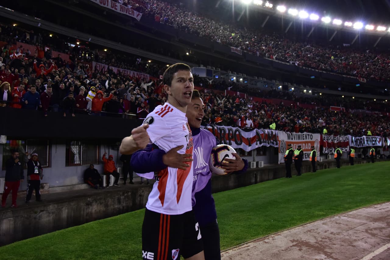 Es su tercer gol en la Copa Libertadores 2019.