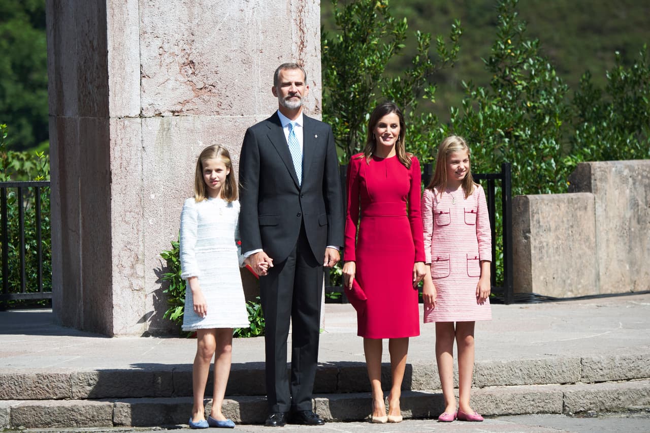 En el marco de una triple celebración en el principado de Asturias, la familia real española viajó hasta ese lugar, el 8 de septiembre.