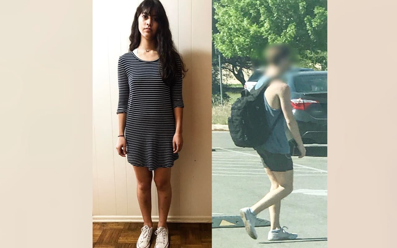 Una madre en Texas se volvió tendencia en redes sociales por rebelarse contra el código de vestir de la escuela de su hija