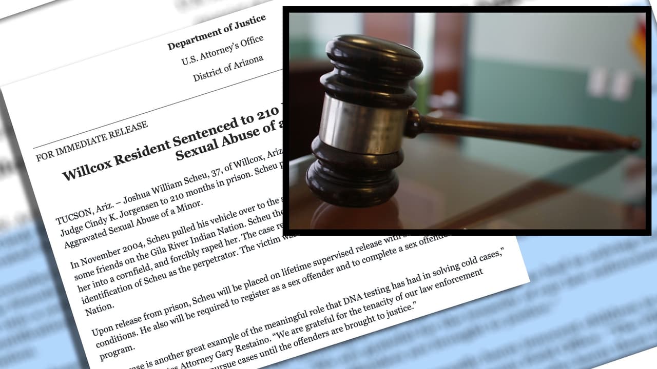 "Persiguió a la niña, la empujó a un campo de maíz y la violó": condenan a un hombre a 17 años de prisión en Arizona
