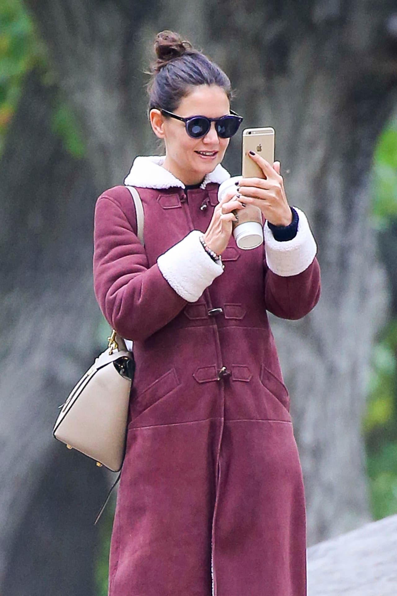 Y aprovechaba también para sacarle fotos a su adoración.