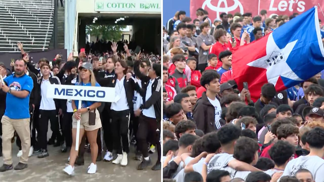 “Trabajamos duro para llegar aquí”: futbolistas jóvenes llegan a competir a la Copa Dallas