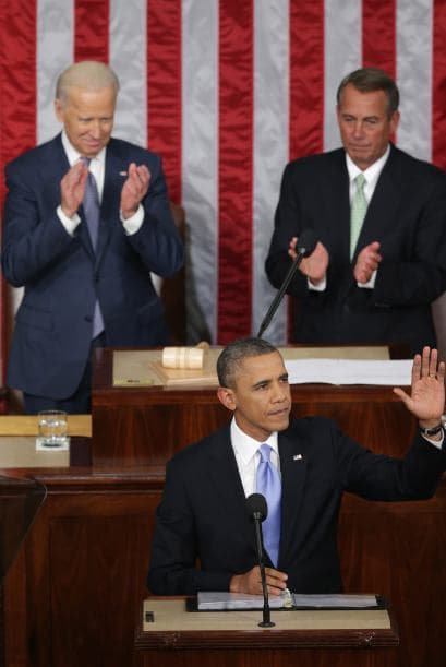 "Estados Unidos está más cerca de la eficiencia energética de lo que lo ha estado en décadas", afirmó el presidente durante su discurso anual sobre el Estado de la Unión ante el Congreso.