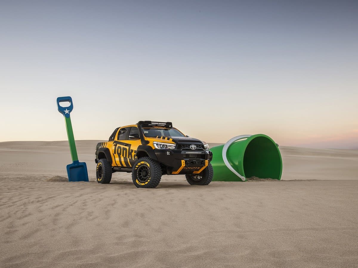 Toyota quiere revivir infancias con una pick up concepto, la HiLux Tonka