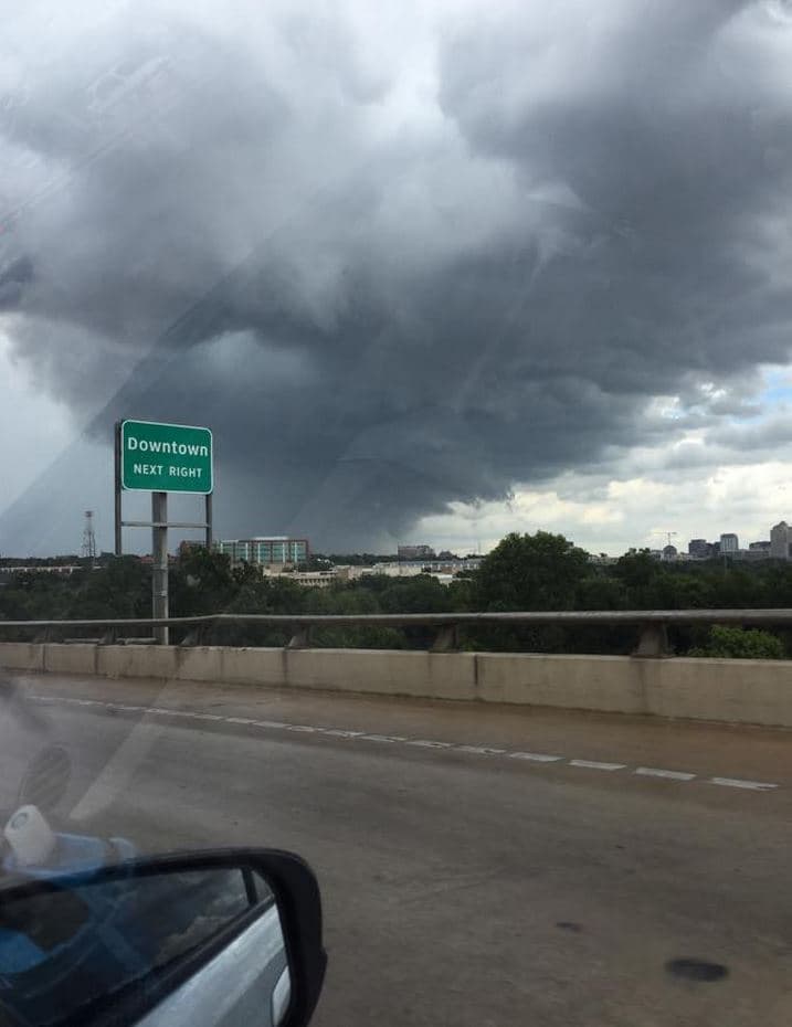 La audiencia compartió fotos de la zona tras el paso de la tormenta Bill.