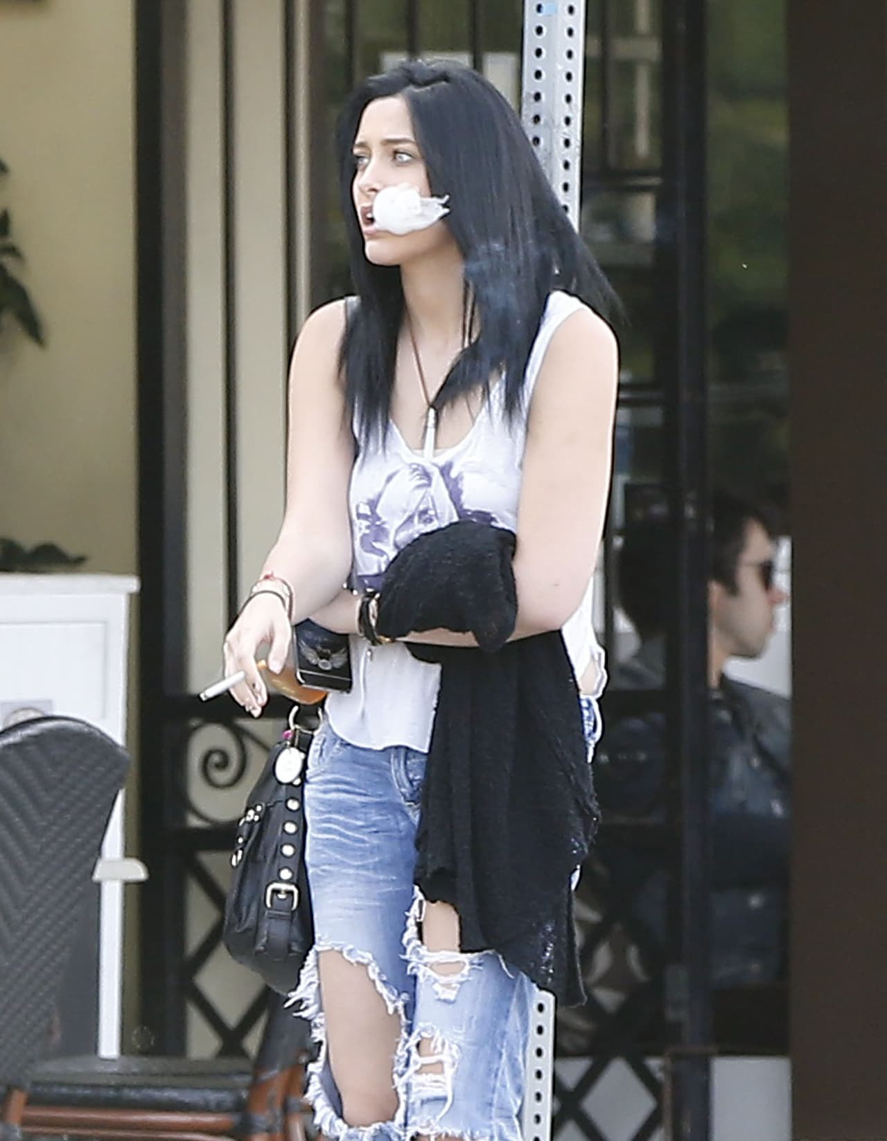 Estaba muy pensativa.