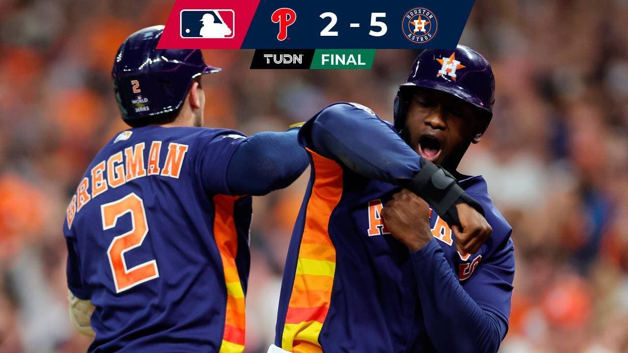Los Astros se alinearon para vencer a Phillies e igualar la Serie Mundial