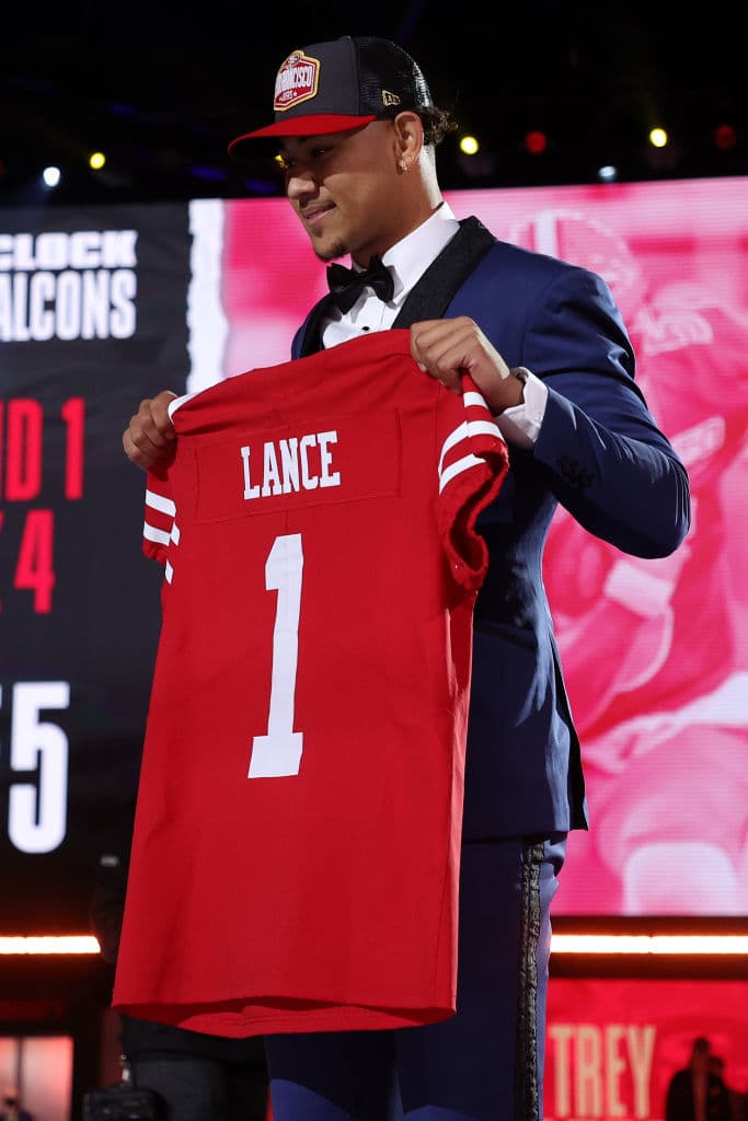 Pick 3 - San Franciso 49'ers - QB Tey Lance.