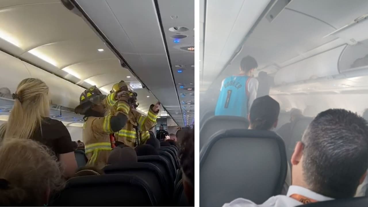 Avión de pasajeros aterriza de emergencia por incendio en pleno vuelo