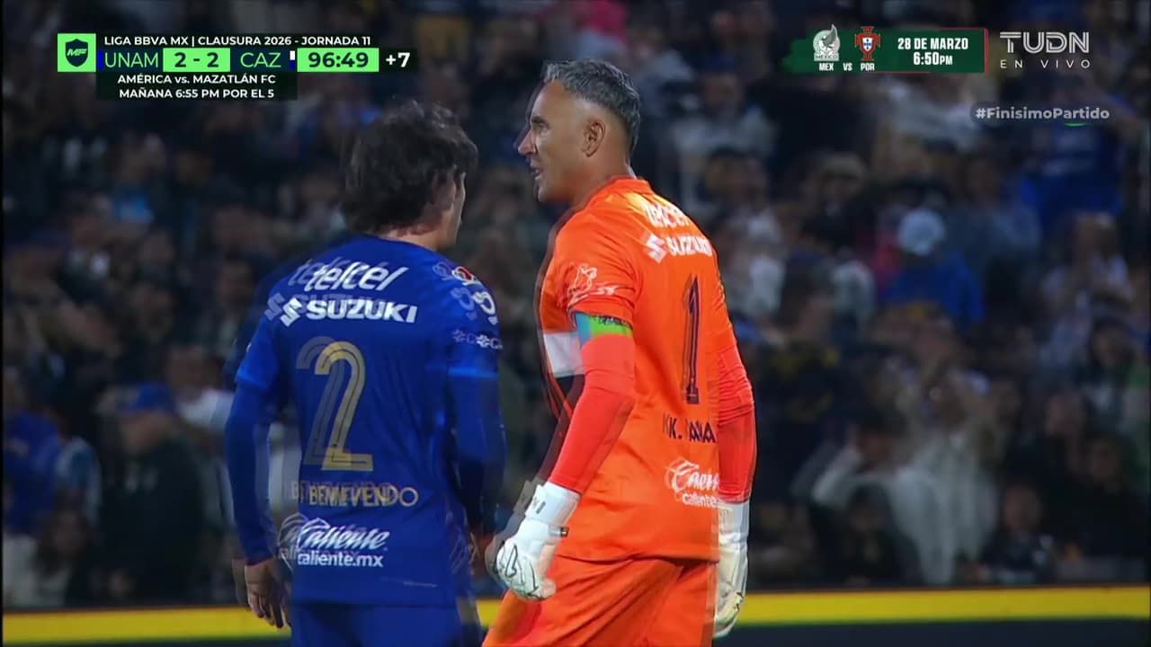 ¡Imperdible! Keylor Navas impide así el gol del triunfo para Cruz Azul de último minuto