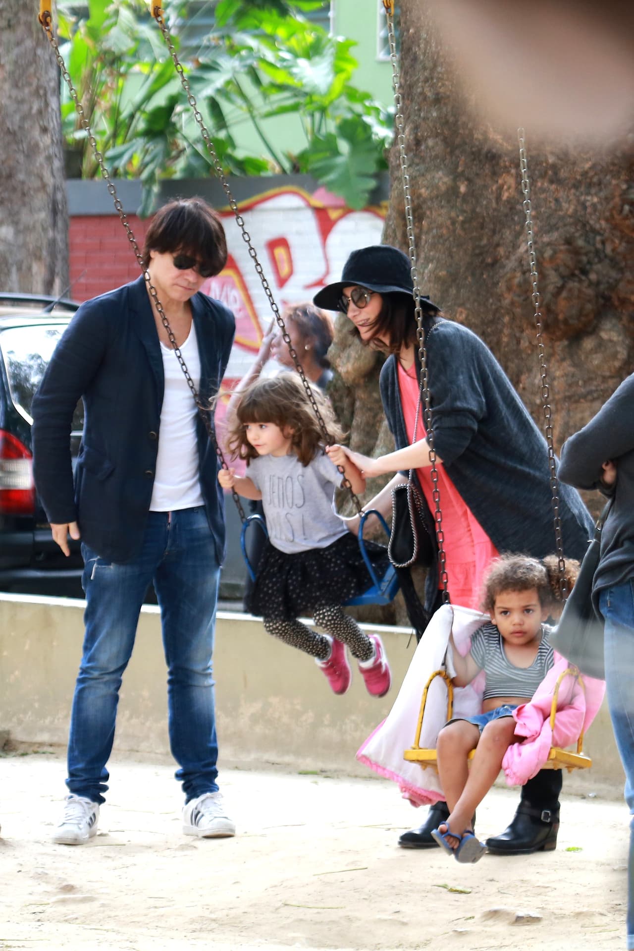 Laura se encargó de empujarla.